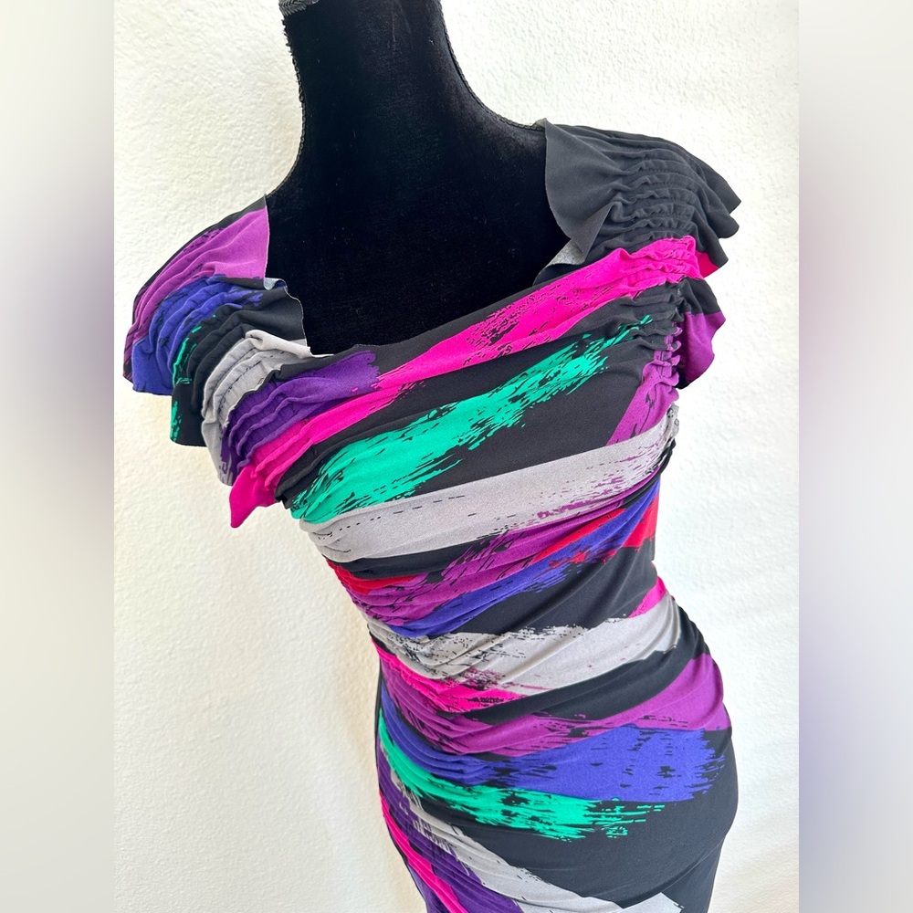 RAMPAGE COLORFUL DRESS - Picture 3 of 8
